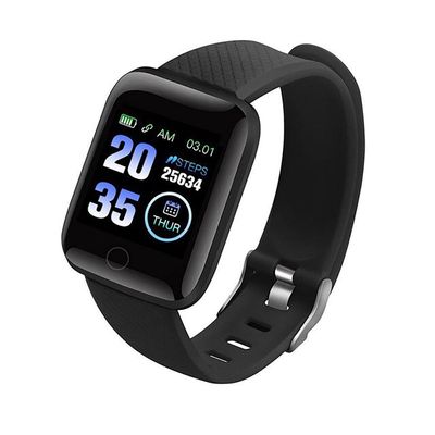 Smartwatch Relógio Ios Preto Smart Bracelet