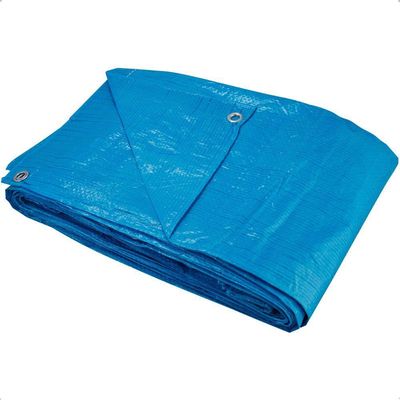 Lona 100 Micras Polietileno Azul 12 X 10 Metros Leve Vonder