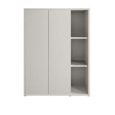 Estante Livreiro Alta Com 9 Prateleiras E 2 Portas Tundra - Fendi