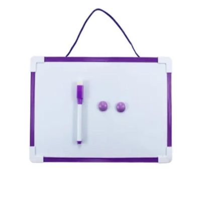 Lousa Quadro Branco Magnetico Completa Caneta Apagador 30x20cm Porta Recados Anotacoes Casa