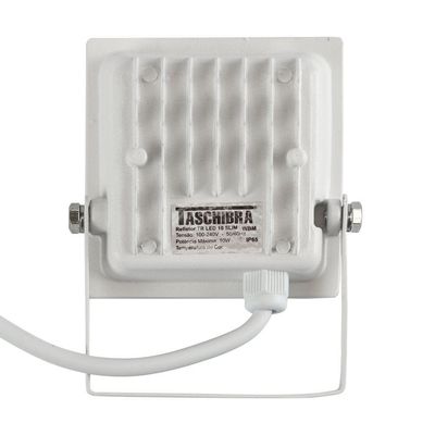 Kit 2 Refletores Taschibra Led Tr Slim 50w Verde Branco Bivolt