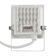 Kit 2 Refletores Taschibra Led Tr Slim 50w Verde Branco Bivolt