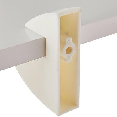 Prateleira Em Mdp Com Suporte 20x40cm Branco - Clip-2040-uv-br - Multivisão