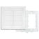 Placa 4""x4"" Com Suporte Cega Evidence - 2888 - Fame Placa Cega 4x4 Com Suporte Evidence - 1042880 - Fame