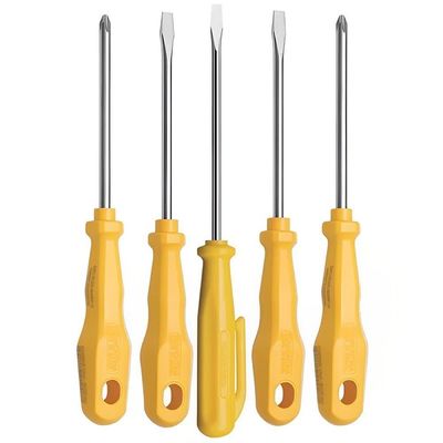 Jogo De Chaves De Fenda E Philips Amarelo Com 6 Peças - 41516506 - Tramontina Jogo De Chaves De Fenda 06pcs Tramontina