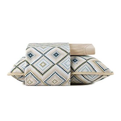 Jogo Cama Solteiro 3 Pcs Malha Algodão Fio Pent. Altenburg Branco