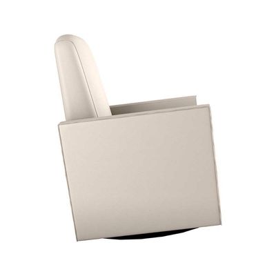 Poltrona De Amamentação Com Balaço E Puff Premium Annecy Matrix Sintetico Bege Sintetico Bege
