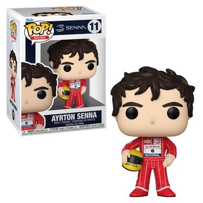 Kit Boneco Funko Pop! Ayrton Senna McLaren + Lotus