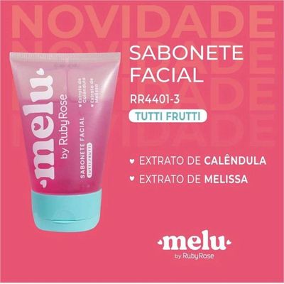 Ruby Rose Sabonete Facial Melu Tutti Frutti Rr44013 100ml