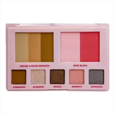 Ruby Rose Paleta De Bronzer Blush E Sombra All In One 21,85g