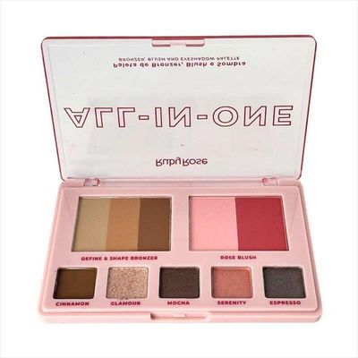Ruby Rose Paleta De Bronzer Blush E Sombra All In One 21,85g