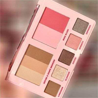 Ruby Rose Paleta De Bronzer Blush E Sombra All In One 21,85g