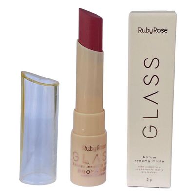 Ruby Rose Batom Creamy Matte Glass Hbf5671 3g Cor: Gl01