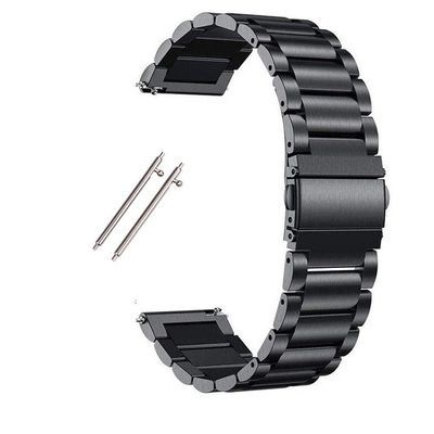 Pulseira Para Smartwatch 20Mm 3 Elos Relogio Smartband Inox
