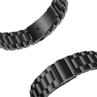 Pulseira Para Smartwatch 20Mm 3 Elos Relogio Smartband Inox