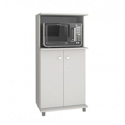 Balcão com 02 Portas Branco Tecno Mobili