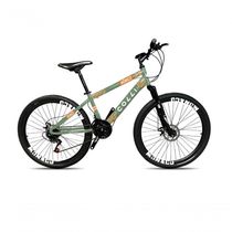 Bicicleta Colli Mônaco Aro 26 Disco 21V Rapid Fire Vermelho Verde Militar