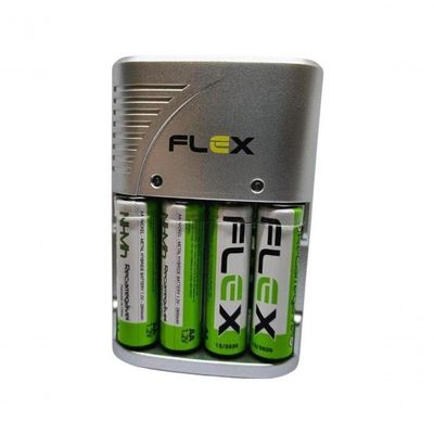 Carregador De Pilhas Aa-aaa-9v Fxc164p Bivolt Flex
