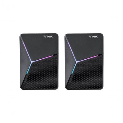 Caixa De Som Gamer Vinik Star 6w 2.0 Led Rainbow - Vspkg6wst
