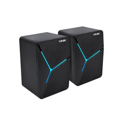 Caixa De Som Gamer Vinik Star 6w 2.0 Led Rainbow - Vspkg6wst