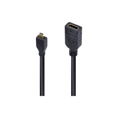 Cabo Adaptador Micro Hdmi X Hdmi Fêmea 30cm Amchf-30