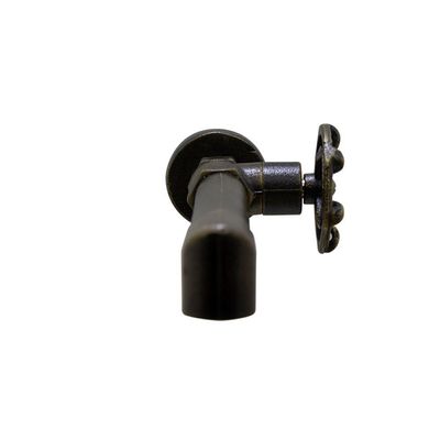Torneira Pia Lavatório Banheiro Parede Industrial Rustico Dourado Ouro Velho Base Metal Luxo