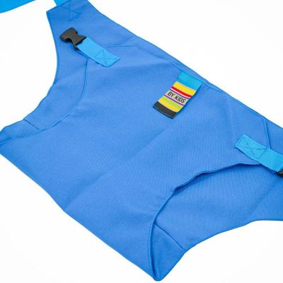 Cinto Alimentação Infantil Segura Bebe Na Cadeira Portatil Amarelo Azul