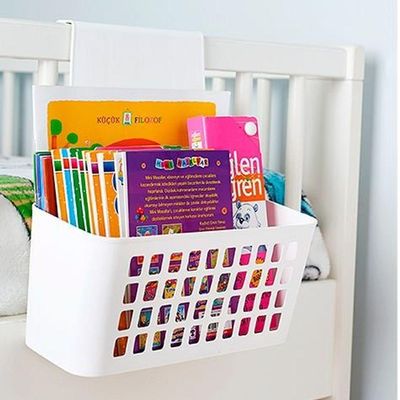 Cesta Com Suporte Multiuso Plasvale Branco