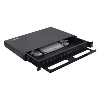 Caixa Dio 19" Evus Ev-dio12 12fo Para Rack Preto