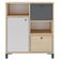 Balcão Para Escritório Home Office Multiuso Asgard A02 Carvalho Branco Grafito - Lyam Decor