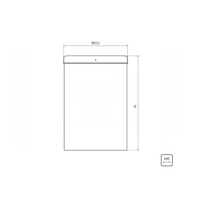 Lixeira Inox Tramontina Swing Scotch Brite e Tampa Basculante 20 Litros