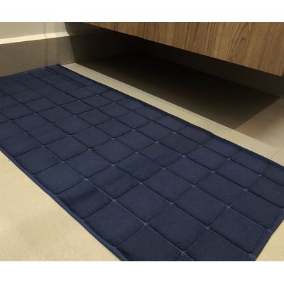 Toalha Piso Delicatta 50x75cm Teka Azul Marinho