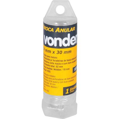 Broca Anular Enc. Weldon 14X30Mm Vonder