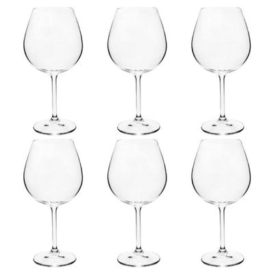 Jogo de taças bordeaux Bohemia Gastro 6 peças 650ml