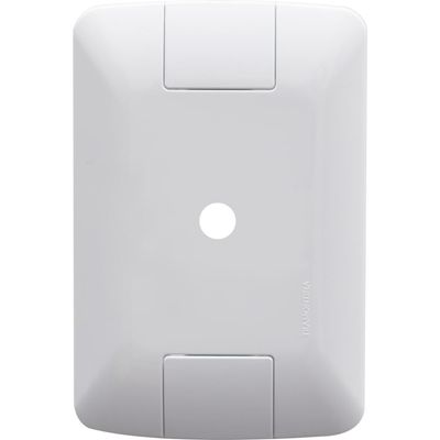 Kit 12 Placa com 1 Furo 9,5 mm 4x2 Tramontina Aria Branca