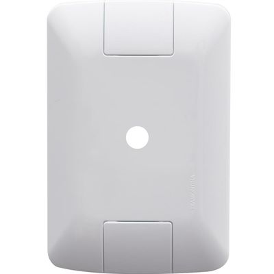 Kit 6 Placa com 1 Furo 9,5 mm 4x2 Tramontina Aria Branca