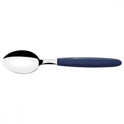 Colher para Sobremesa Tramontina Ipanema com Lamina em Aço Inox e Cabo de Polipropileno Azul