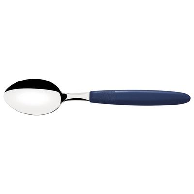 Colher para Sobremesa Tramontina Ipanema com Lamina em Aço Inox e Cabo de Polipropileno Azul