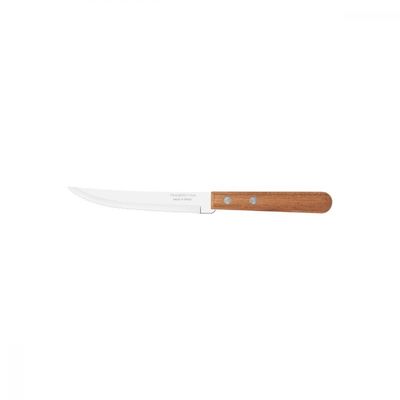 Conjunto de Facas para Churrasco Tramontina Dynamic com Laminas em Aço Inox e Cabos de Madeira Natural 3 Peças