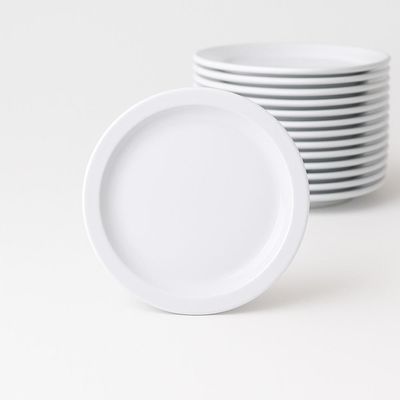 Conjunto 6 Pratos Sobremesa Tramontina Paola Porcelana 21 cm