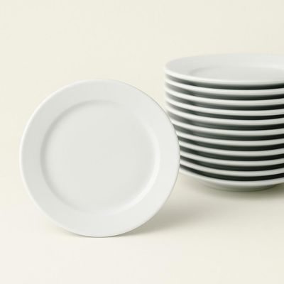 Conjunto 10 Pratos Sobremesa Tramontina Paola Porcelana 21cm
