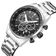 Relógio Masculino Hazard Steel Silver Black 43mm