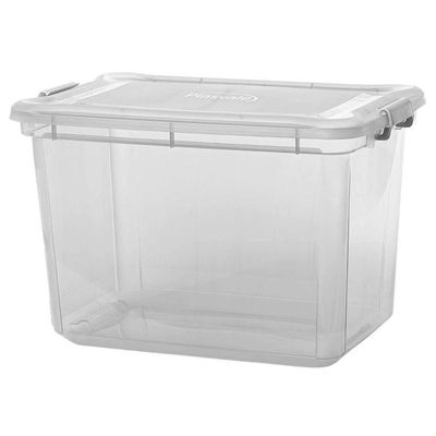 Kit 5 Organizadores 35l Plasvale Transparente