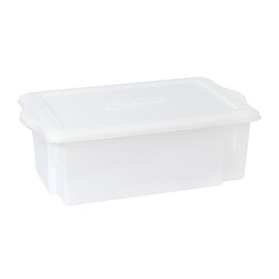Kit 6 Caixas Para Cozinha Empilháveis 24,5l Branco