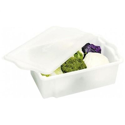 Kit 10 Caixas Para Cozinha Empilháveis 24,5l Branco