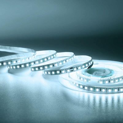 Fita De Led 20w 240 Leds/m 12v Taschibra Com 5 Metros 6500k Frio