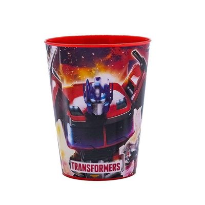 Copo Decorado 320ml Infantil Decorado Transformers