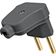 Plugue Angular Preto 2p De 10 Ampères E 250 Volts - 57403106 - Tramontina