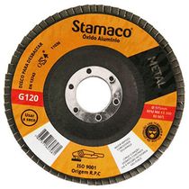 Flap 115x22 Metalurgico Grão 120 - 7081 - Stamaco Flap 115x22 Metalurgico Grao 120 Stamaco