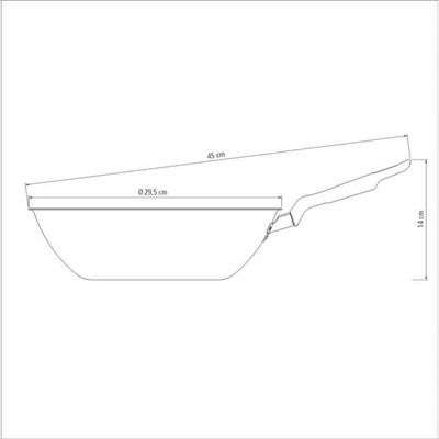 Wok Tramontina Loreto Antiaderente 28cm Grafite